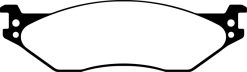 EBC 05-16 Ford F-450/F-550 Bluestuff Front Brake Pads