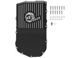 Alternative view of aFe POWER 21-24 RAM 1550 TRX Pro Series Transmission Pan Black w/ Machined Fins