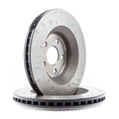 Alcon 2007+ Jeep JK 350x32mm Rotors 4-Piston Red Calipers Front Brake Upgrade Kit - Image 3