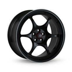 Enkei PF06 17x7 / 4x100 BP / +38 Offset / 75mm Bore - Black Machined