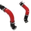 aFe BladeRunner 3in & 3-1/2in AL Hot and Cold Charge Pipe Kit Red RAM Diesel Trucks 25-26 L6-6.7L