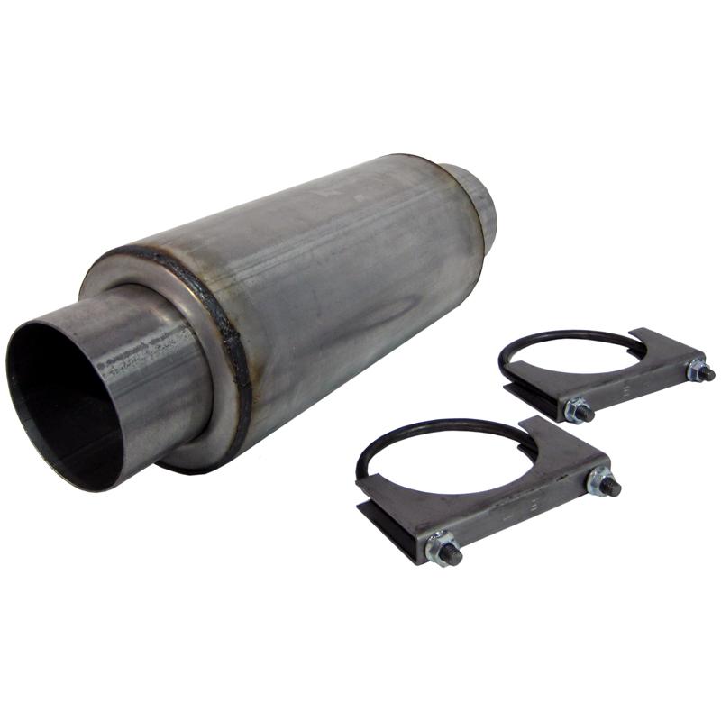 MBRP Universal Resonator 4 Inlet /Outlet 12 Body 18 Overall Aluminized - Image 3