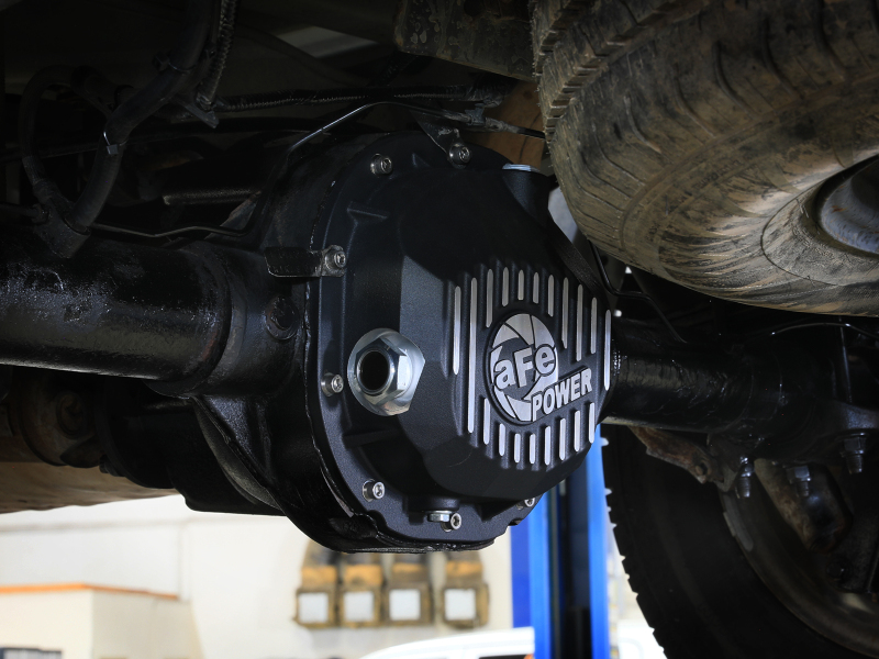 aFe 90-14 Ford F-150 Rear Differential Cover - Black w/ Machined Fins - Image 7