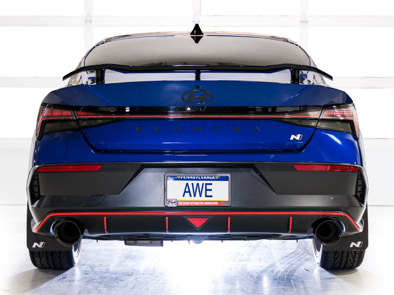 AWE Tuning 22-26 Hyundai Elantra N SwitchPath Cat-Back Exhaust - Diamond Black Tips - Image 4