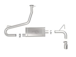 Alternative view of aFe Takeda 2.5in 304 SS Axle-Back Exhaust w/Polished Tips 18-22 Hyundai Kona L4-1.6L (t) AWD