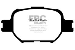 Alternative view of EBC 04-10 Scion TC 2.4 Yellowstuff Front Brake Pads