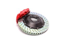 Dinan 12-20 BMW 3/4-Series (F30/F32/F33/F34/F36) RWD M-Sport/Red Caliper/Drilled Brake Set - Rear