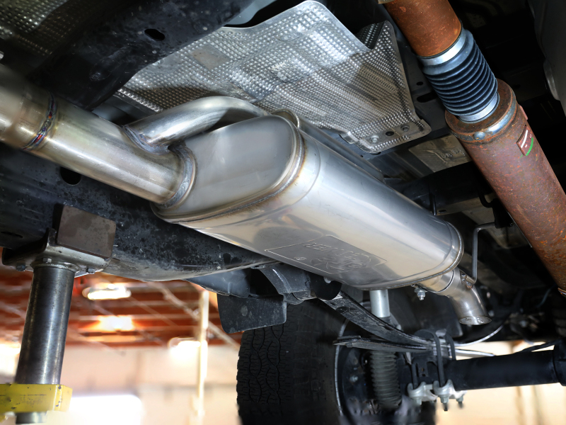 aFe 2024+ Ford Ranger L4-2.3L (t) Rock Basher 2.5in 409SS Cat-Back Exhaust - Image 2