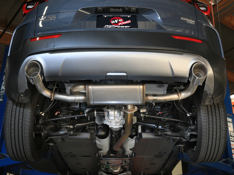 aFe 2023+ Mazda CX-50 Takeda 2.5in 304 SS Axle-Back Exhaust System w/ Polished Tips - Image 7