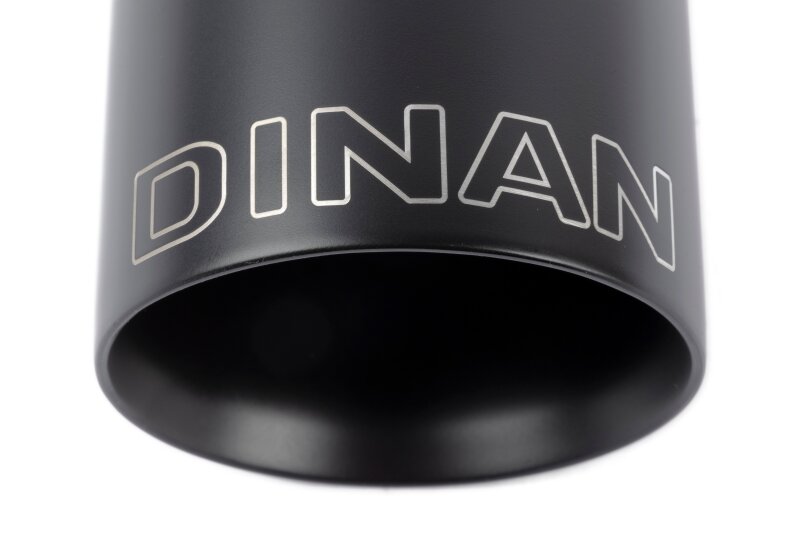 Dinan Double-Walled 4in Clamp-On Exhaust Tip - Black - 4in Outlet / 3.25in Inlet - Image 4