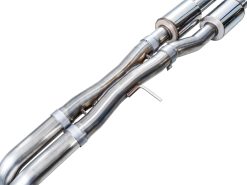 AWE Tuning 2021+ Cadillac Escalade 6.2L 0FG Dual Exit Exhaust System w/ 5in Chrome Silver Tips - Image 14