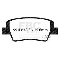 EBC 2021+ Hyundai Elantra 2.0L (w/Manual Parking Brake) Rear Greenstuff Brake Pads