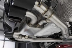 Dinan 21-27 BMW M3/M4 (G80/G82/G83) Valved Axleback Exhaust System - Black Tips - Image 7