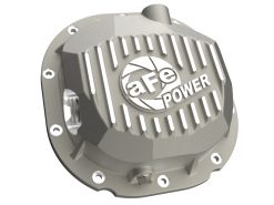 Alternative view of aFe 90-14 Ford F-150 Rear Differential Cover - Raw w/ Machined Fins