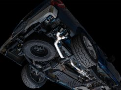 AWE 21-25 Ford F150 (14th Gen Reg Cab) Cat-Back Exhaust - 4.5in Dual Side Exit Diamond Black Tips - Image 14