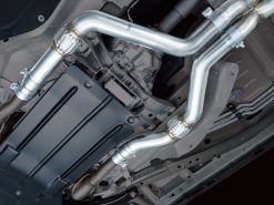 AWE Tuning 2021+ Ford Explorer Tremor 3.0TT 0FG Dual Rear Exit Exhaust w/ Bash Guard - Image 5