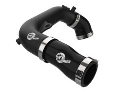 aFe 2024+ Jeep Wrangler JL L4-2.0L (t) BladeRunner 2-1/2in Aluminum Hot Charge Pipe - Black