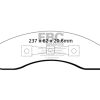 EBC 92-94 Ford Econoline E250 4.9 Ultimax2 Front Brake Pads