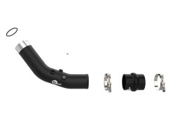Alternative view of aFe 23-24 Ford F250/F350 Super Duty V8-6.7L BladeRunner 3 In. Aluminum Hot Charge Pipe- BLK