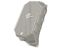 aFe GM Diesel Trucks 20-25 V8-6.6L L5P POWER Street Series Transmission Pan Raw w/ Machined Fins