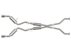 Alternative view of aFe Takeda Cat-Back Exhaust System Nissan 370Z 09-20 V6-3.7L- Polished Tip