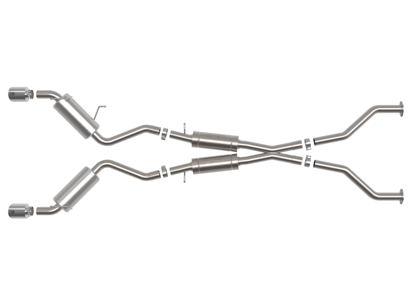 aFe Takeda Cat-Back Exhaust System Nissan 370Z 09-20 V6-3.7L- Polished Tip - Image 2