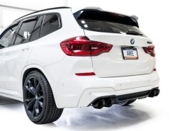 AWE Tuning 20-25 BMW X3 M/M Comp (F97) AWD SwitchPath Axle-Back Exhaust - Diamond Black Tips - Image 4