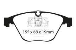 EBC Racing 11-12 BMW 1M Coupe (E82) 3.0TT SR-21 Sintered Race Front Brake Pads