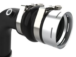 aFe 23-24 Ford F250/F350 Super Duty V8-6.7L BladeRunner 3 In. Aluminum Hot and Cold Charge Pipe- BLK - Image 5