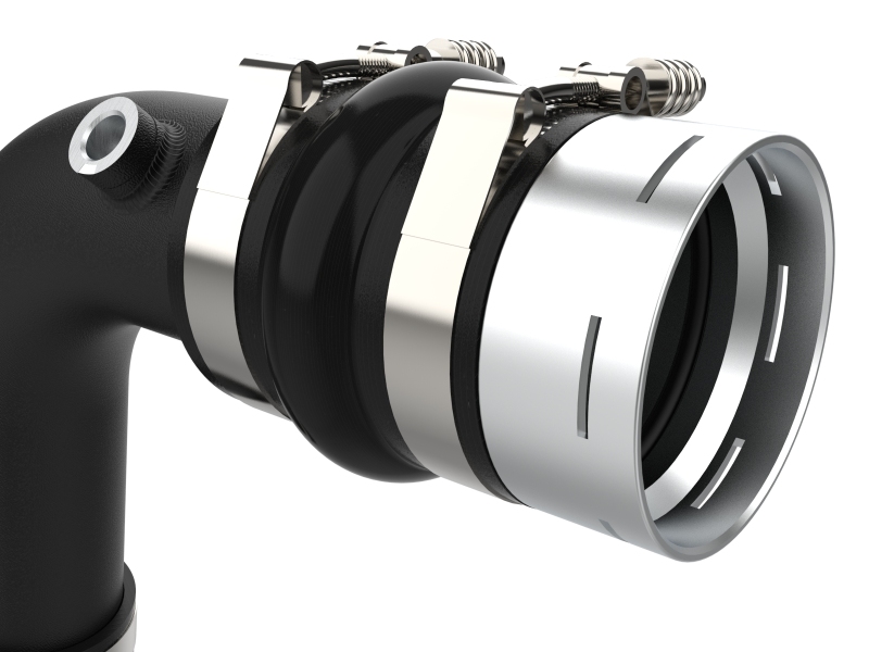aFe 23-24 Ford F250/F350 Super Duty V8-6.7L BladeRunner 3 In. Aluminum Hot and Cold Charge Pipe- BLK - Image 5