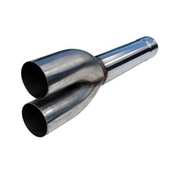 Alternative view of MBRP Universal (not 6.4L Ford Chevy LMM or 6.6L Dodge) Dual Muffler Delete Pipe 4 Inlet /Outlet 27