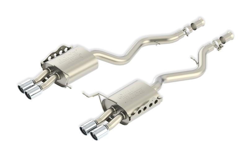 Borla 13-14 Mustang Shelby GT500 GT 5.8L V8 RWD Dual Split Rear Exit ATAK Exhaust Rear Section Only - Image 5