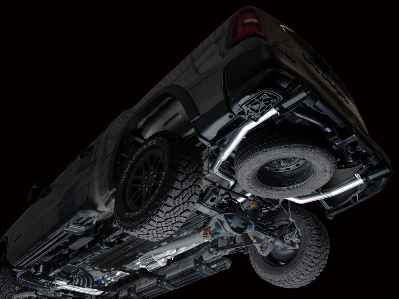 AWE Tuning 2025+ RAM 1500 3.0TT Rebel 0FG Cat-Back Exhaust w/ Diamond Black Tips - Image 11