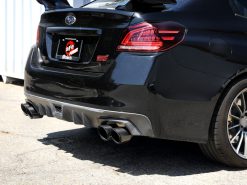 aFe Subaru WRX/STi 15-21 H4-2.0/2.5L Takeda 3in to 2-1/2in Stainless Cat-Back Exhaust Crbn Fiber Tip - Image 4