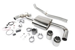 Dinan 17-24 Mini Cooper Clubman/Countryman S ALL4 (F54/F60) Valved Axleback Exhaust - Polished Tips