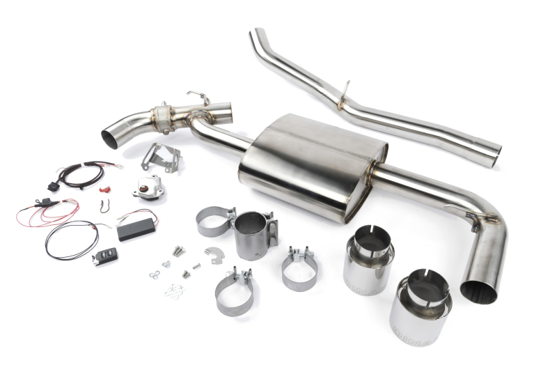 Dinan 17-24 Mini Cooper Clubman/Countryman S ALL4 (F54/F60) Valved Axleback Exhaust - Polished Tips