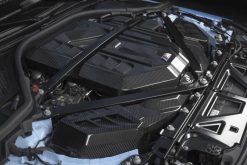 Dinan 21-27 BMW M2/M3/M4 (G80/G82/G87) Gloss Carbon Fiber Engine Cover w/Matte Accents - Image 6