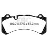 EBC 2014+ Volvo S60 Polestar/V60 Polestar 3.0T Yellowstuff Front Brake Pads