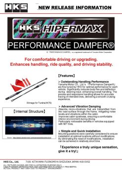 Alternative view of HKS Performance Damper for 86 / GR86 / BRZ