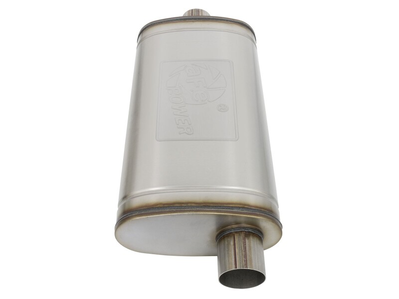 aFe MACH Force-Xp Muffler 3 IN ID Center/Offset x 11 IN W x 5 IN H x 22 IN L - Oval Body - Image 3