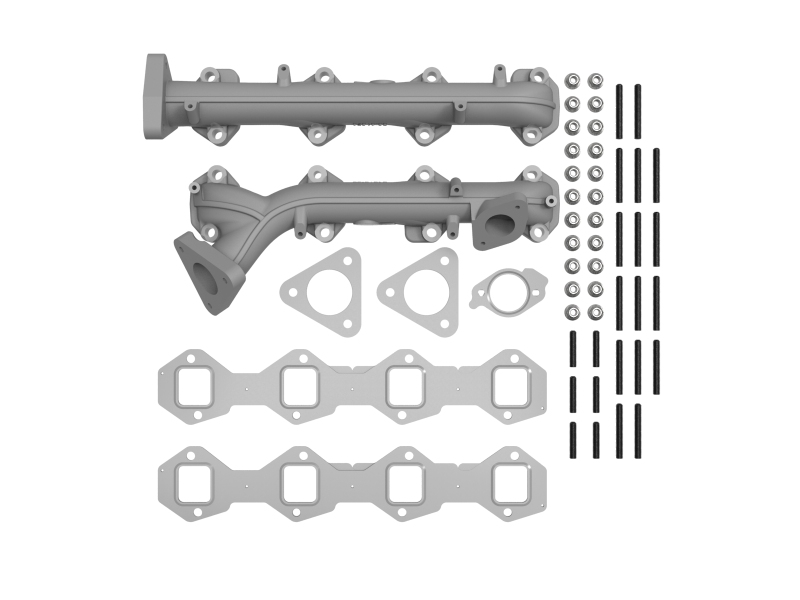 aFe BladeRunner Ported Ductile Iron Exhaust Manifold Ford Diesel Trucks 15-19 V8-6.7L (td) - Image 2