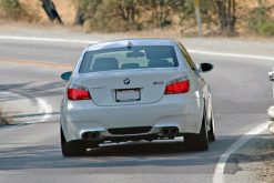 Alternative view of Dinan 06-10 BMW M5 (E60) Free Flow Axleback Exhaust System - Black Tips