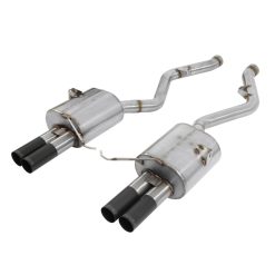 Dinan 08-13 BMW M3 (E92/E93) Free Flow Axleback Exhaust System - Black Tips - Image 3