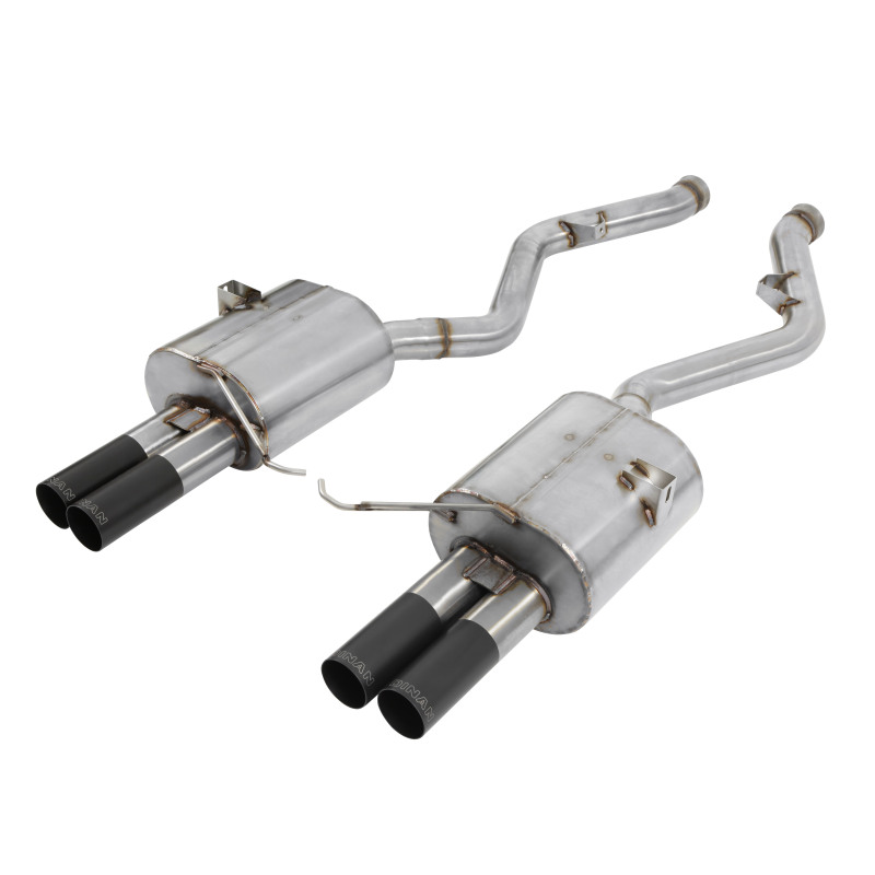 Dinan 08-13 BMW M3 (E92/E93) Free Flow Axleback Exhaust System - Black Tips - Image 3