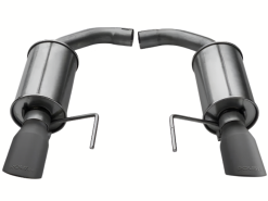 Roush 15-26 Mustang V6 / EcoBoost Black Tip Axle Back Exhaust - Image 4