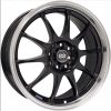 Enkei J10 16x7 5x108/115 38mm Offset 72.62mm Bore Dia Matte Black w/ Machined Lip Wheel