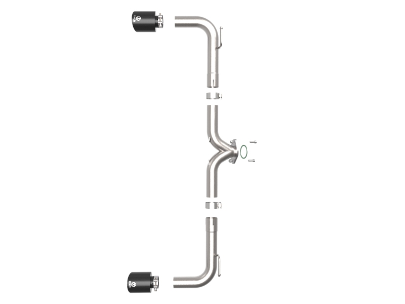 aFe Takeda 2-1/2in 304 SS Axle-Back Exhaust w/ Black Tip 14-18 Mazda 3 L4 2.0L/2.5L - Image 4