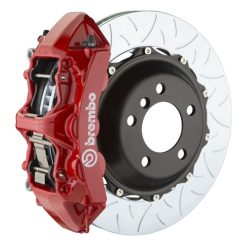 Brembo 95-98 993 C2/C4/C4S/Turbo Front GT BBK 6 Piston Cast 380x32 2pc Rotor Slotted Type3-Red