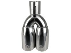 aFe MACH Force-Xp Universal Exhaust Tip 2-1/2 IN Inlet x 3-1/2 IN Outlet X 12 IN L - Image 4
