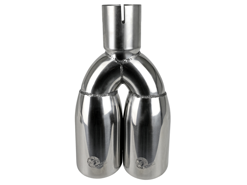 aFe MACH Force-Xp Universal Exhaust Tip 2-1/2 IN Inlet x 3-1/2 IN Outlet X 12 IN L - Image 4